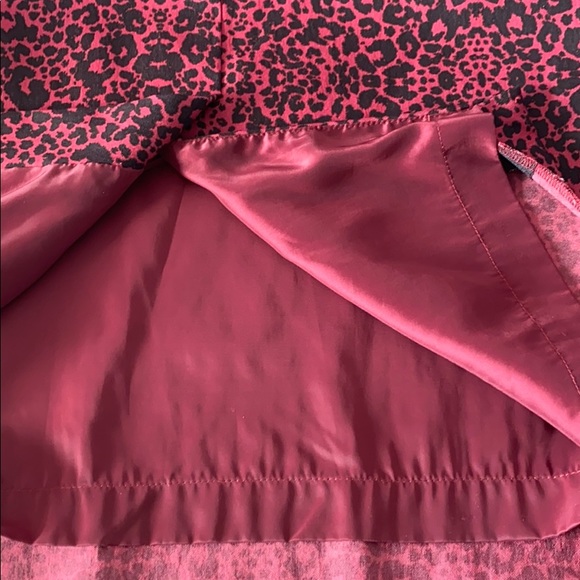 Halogen red leopard pencil skirt - Picture 7 of 13
